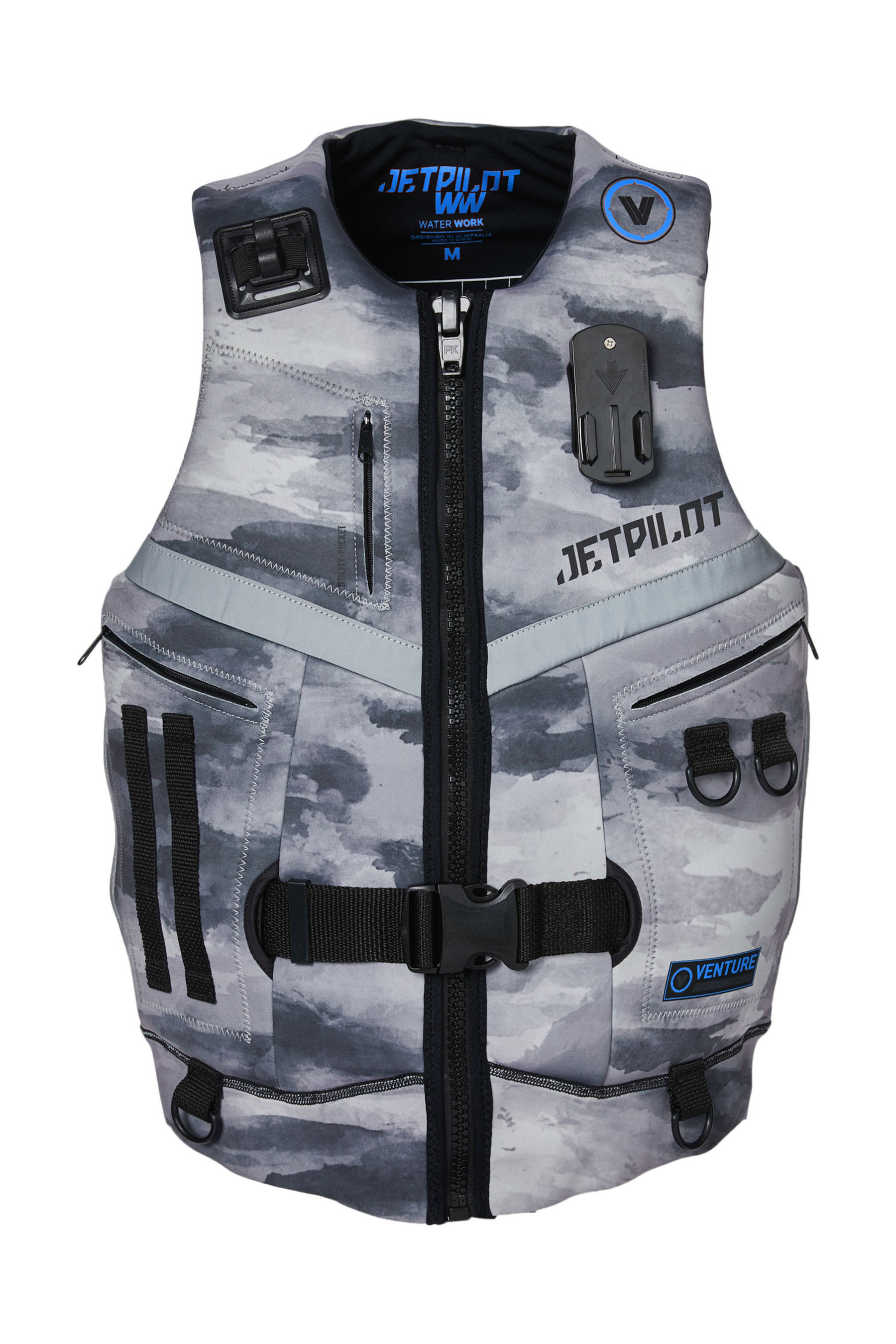 Jetpilot Venture Mens Neo Life Jacket - Grey/Camo
